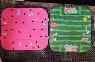 Small Melon Paper Food Trays