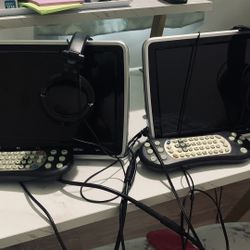 Tv Monitors Set With Headset