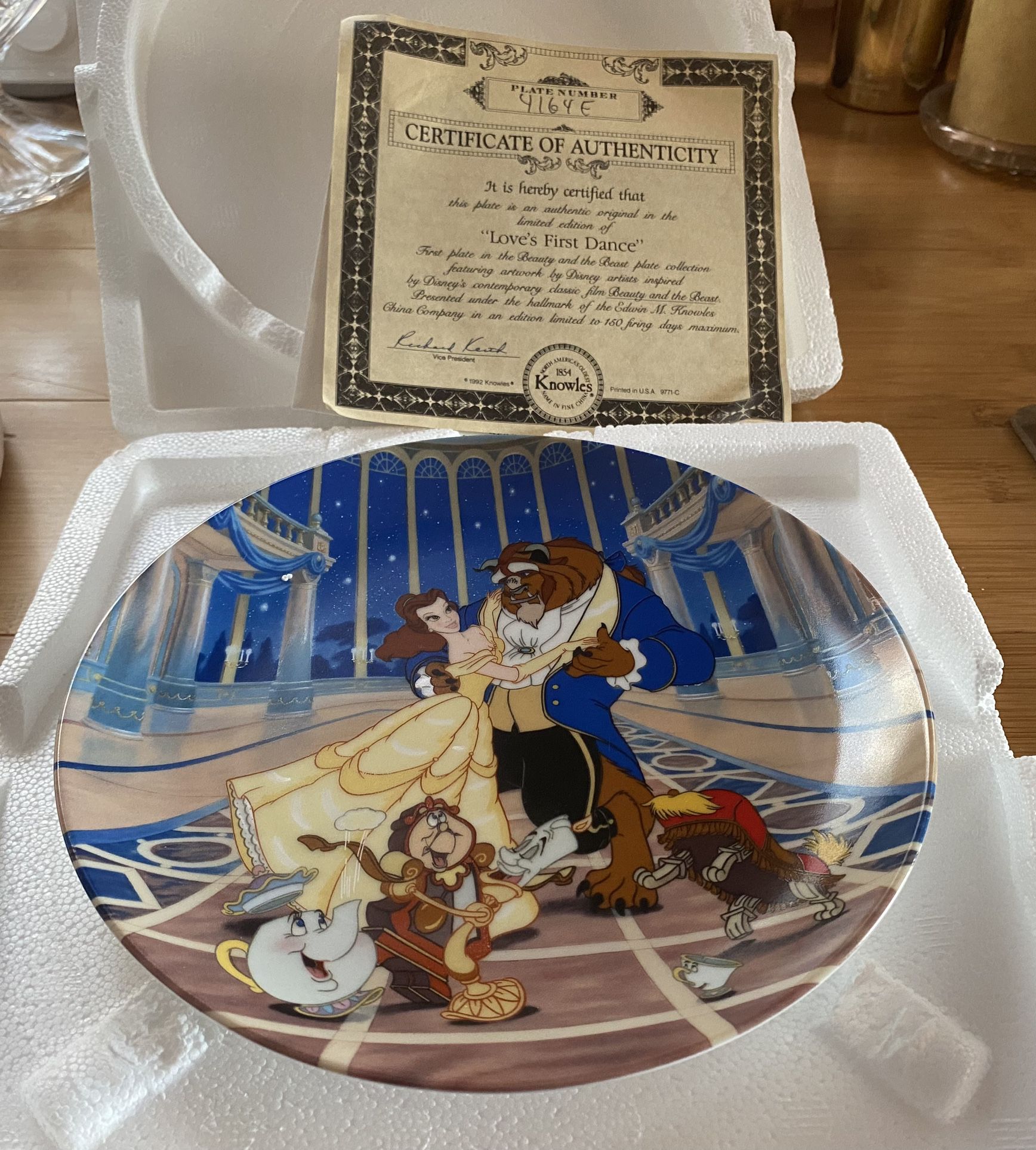 Bradford Exchange Beauty And The Beast Plate