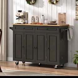 Rolling Kitchen Island Cart 