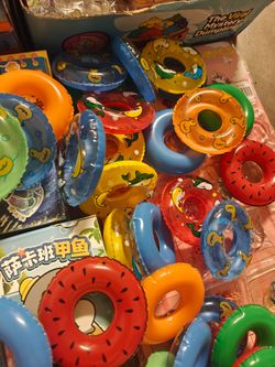 Assorted Mini Inflatable Swim Rings