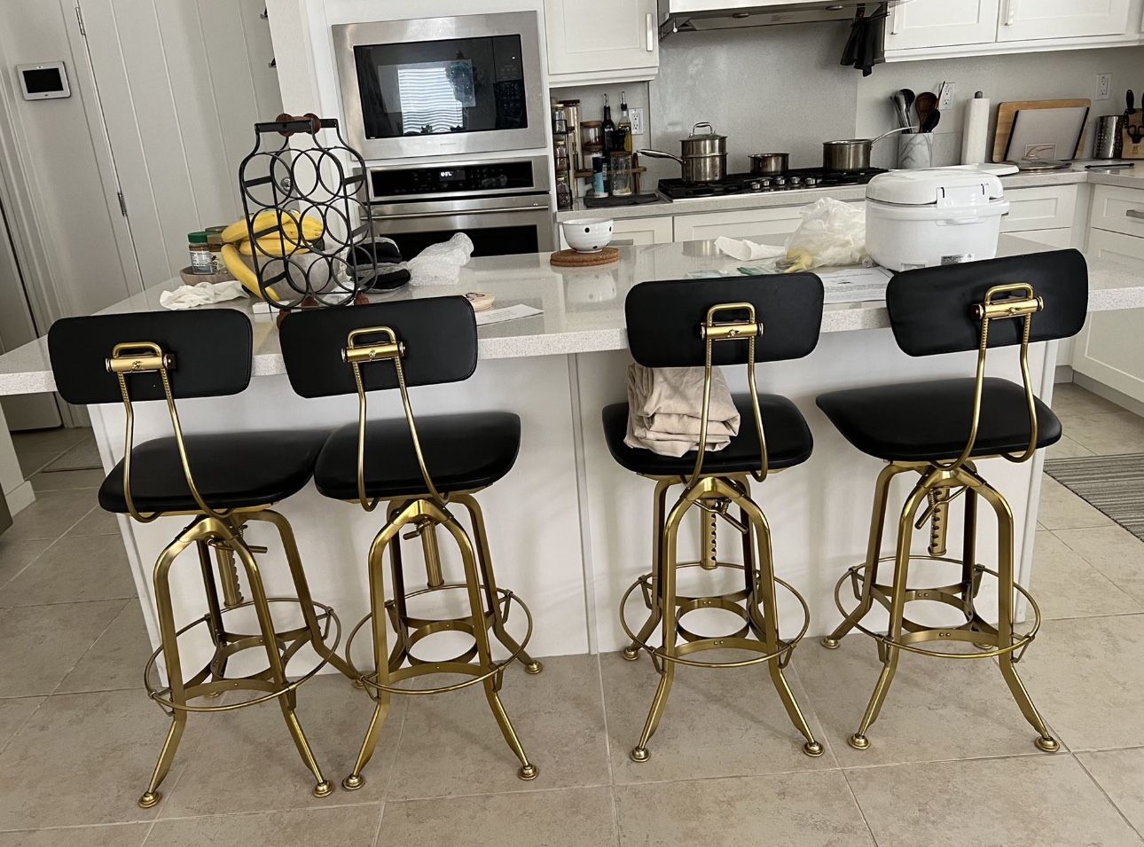 Restoration hardware 1940S VINTAGE TOLEDO BARSTOOLS (Set of 4)