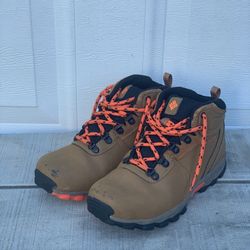 Columbia Newton Ridge Boots Youth Size 6 Brown Leather Waterproof Hiking