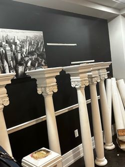 6 Beautiful Vintage Columns , selling per set