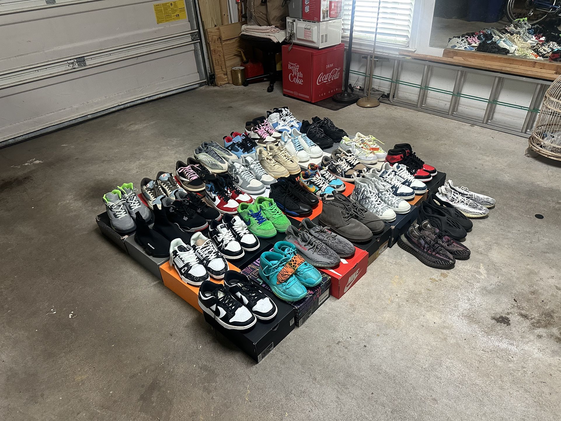 27 Pairs of Fashion Sneakers For Sale