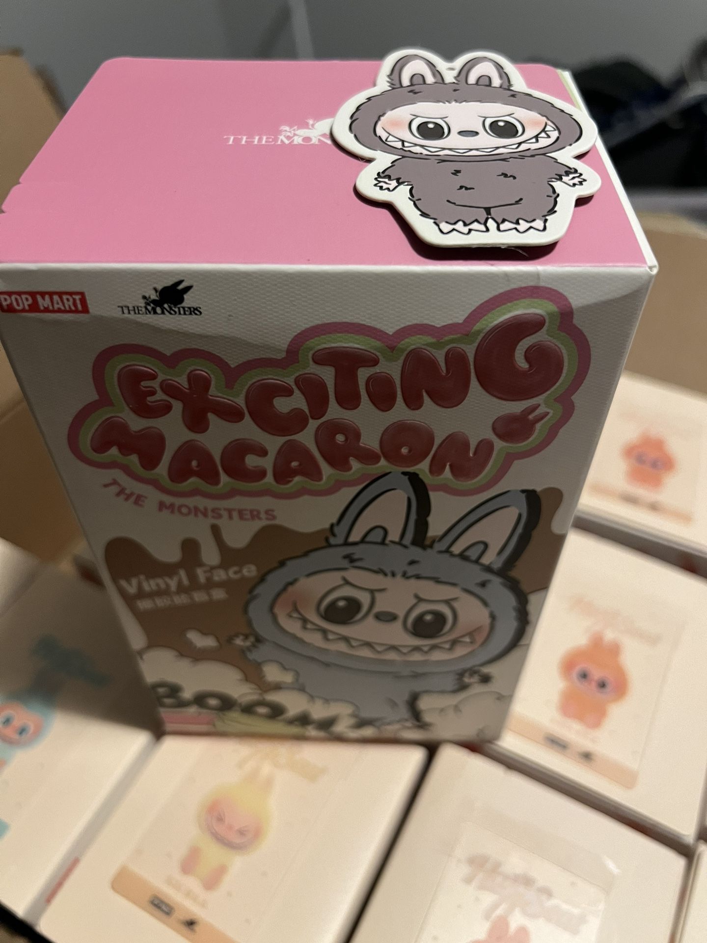 Popmart Macaron Labubu Sesame bean