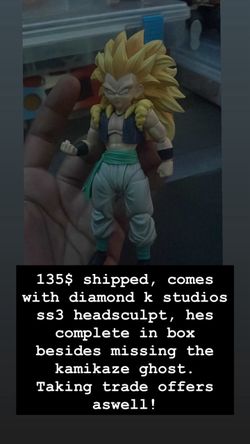READ DESCRIPTION! SH FIGUARTS GOTENKS AND TONSEN ART TOYS/KAMIONE MAJIN VEGETA HEADSCULPT