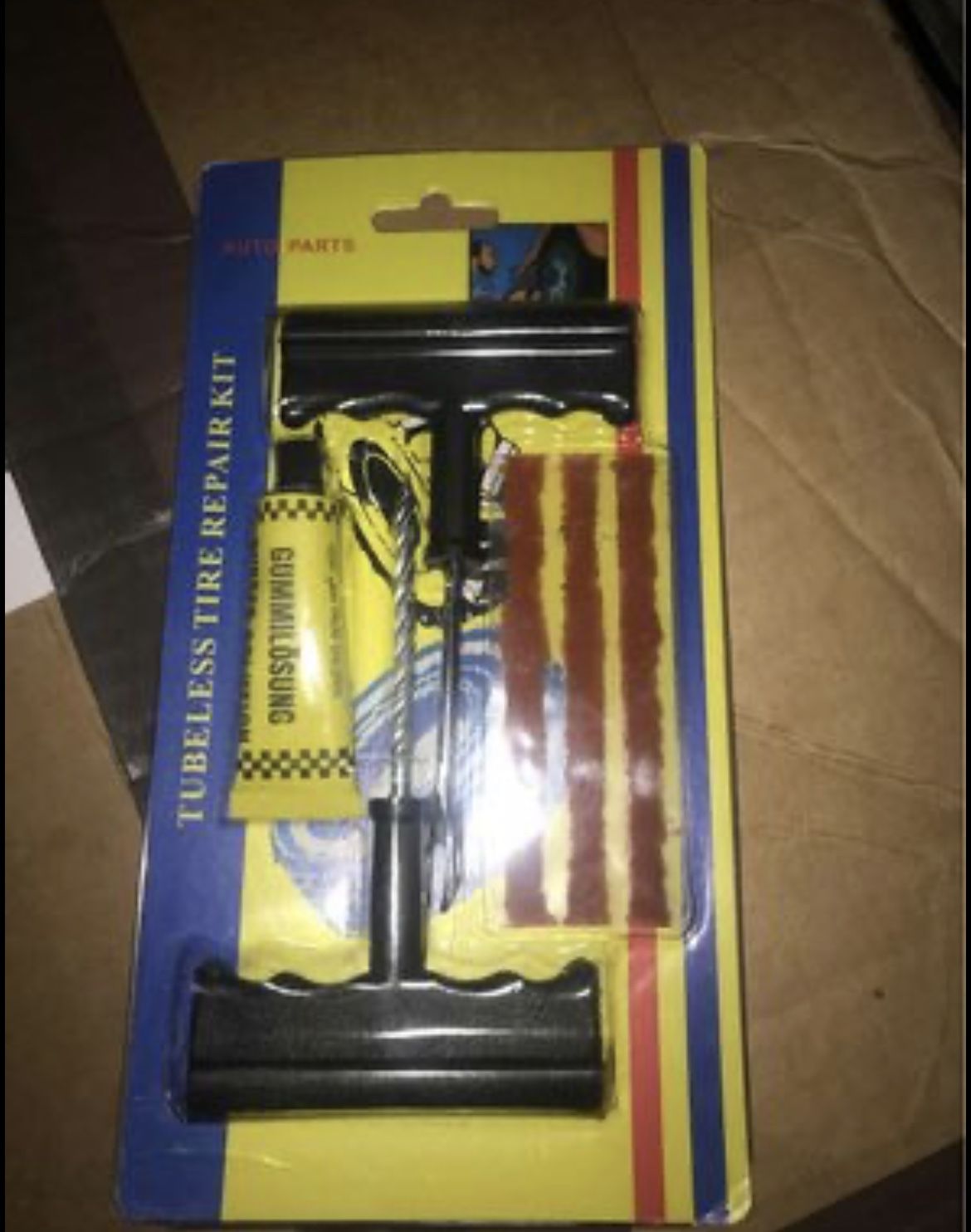 Tubeless tire repair kit 300 piece