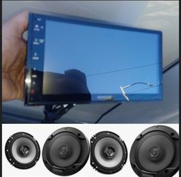 Kenwood CarPlay Apple Play Plus 2 Pairs Of 6.5" Sp