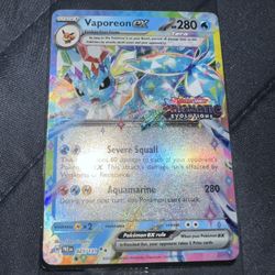 Prismatic Evolutions Stamped Vaporean ex 23/131