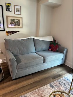 Living Spaces Jaylen Cement 74" Sofa