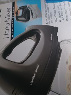 Black Hamilton Beach Hand Mixer