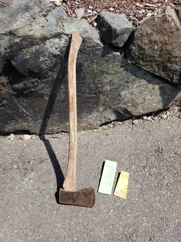 Vintage 3 1/2 USA Axe and Wedges