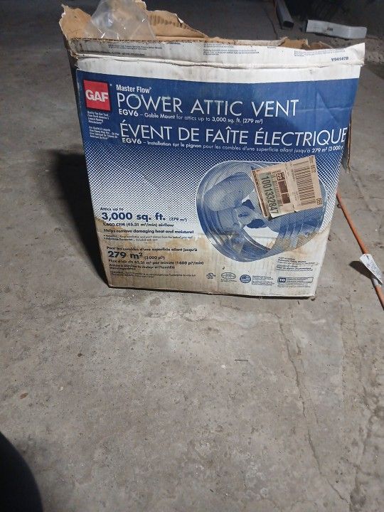 GAF POWER ATTIC VENT