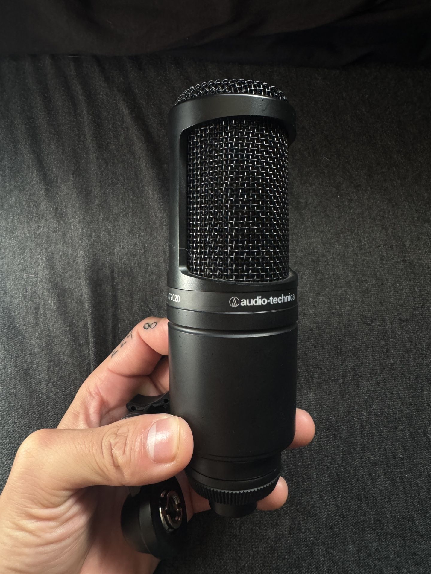 AT2020 Mic With Stand, Pop Filter, And Cord