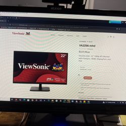 ViewSonic 22 Inch Monitor 