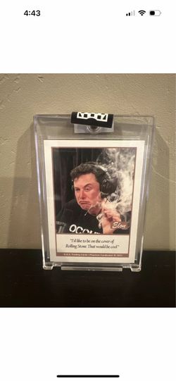2021 G.A.S. Elon Musk Rookie Card. Factory Sealed! only 1774 printed🔥🔥