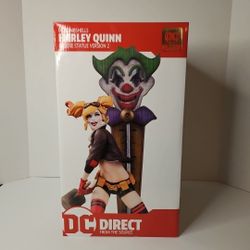 HARLEY QUINN DC Direct DC Comics Bombshells 13.5-Inch Limited 5000 DLX Statue
