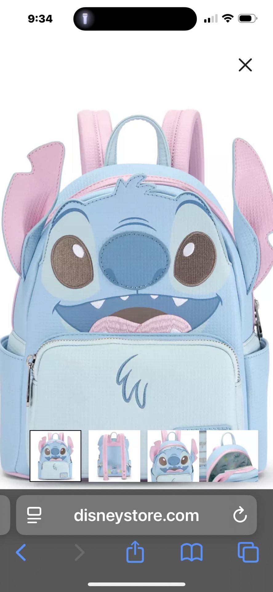 Disney Parks Stitch Loungefly