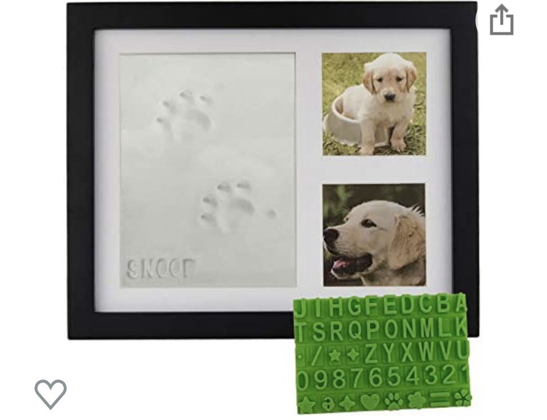 DIY Pet Keepsake & Photo Frame Clay Kit