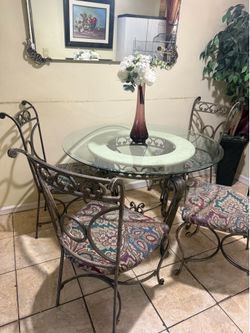 Beautiful glass table