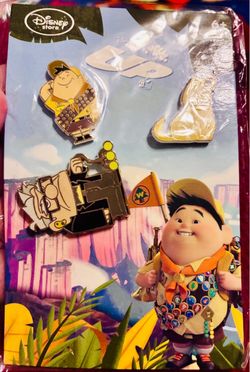Disney Store Pixar Up Collector Pin Set