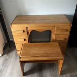 Desk With Bench