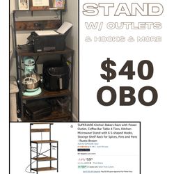 Kitchen Stand With Plug