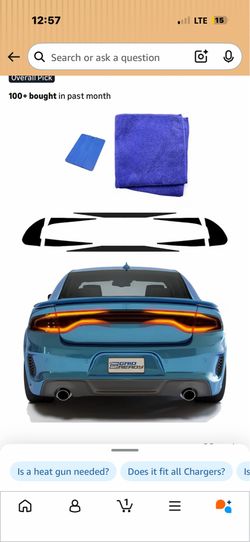 Scat pack light decal