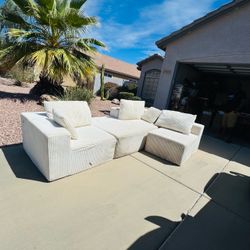 Sofa and table