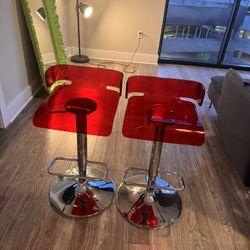 Acrylic Retro Bar Stools LumiSource