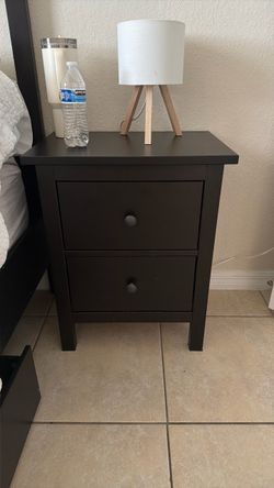 Black nightstand