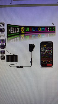 LED Signs I-Pixel 52” x 7.5” (B0DQ88L9V7)