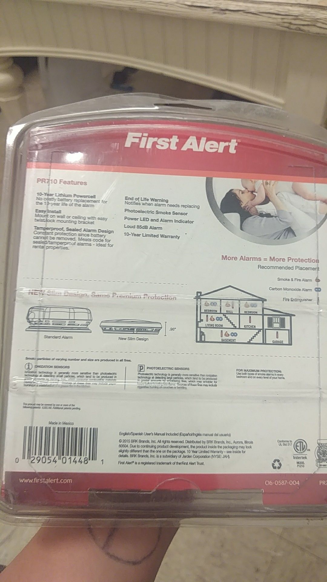 First Alert Smoke and Fire Alarm