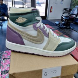 Nike Air Jordan 1 Galastic Jade Women's Size 7