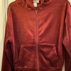 Plush Zip Up Hoodie Brand New 