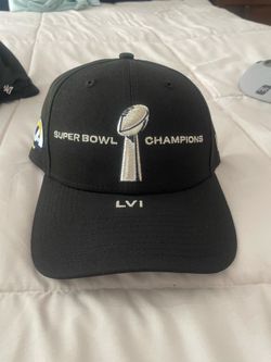 L A Rams hats.