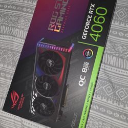 ASUS ROG Strix RTX 4060 8GB – Like New, Full Box & Accessories