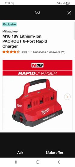 Milwaukee Rapid Charger