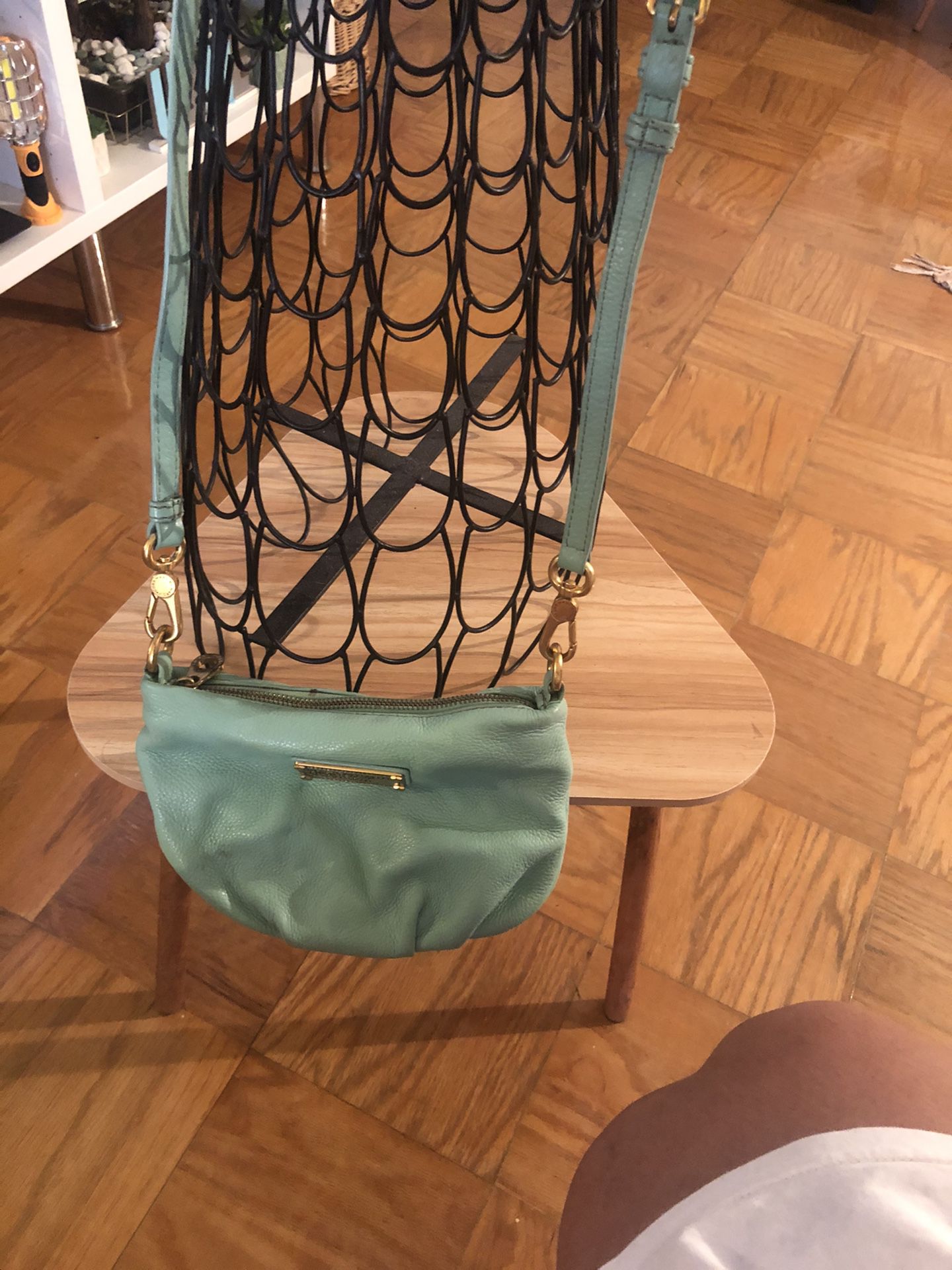 Marc Jacob Crossbody Mint Green With Gold Hardware 