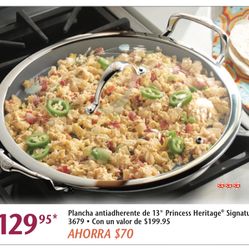 Plancha De 13” Teflon 