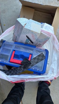 bag of kids toy and stuff