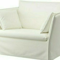 Small Sofa.  1.5 Seat Armchair. + Blekinge White Cover