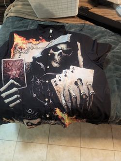 Man Playing Card Shirt