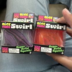 NeeDoh Nice Cube Swirl 💜🧡