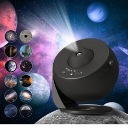 Brandnew Galaxy Projector for Bedroom, HD Image Star Projector Galaxy Light Adjustable Knob, 13 Film Discs Planetarium Projector for Kids, 360° Rotati