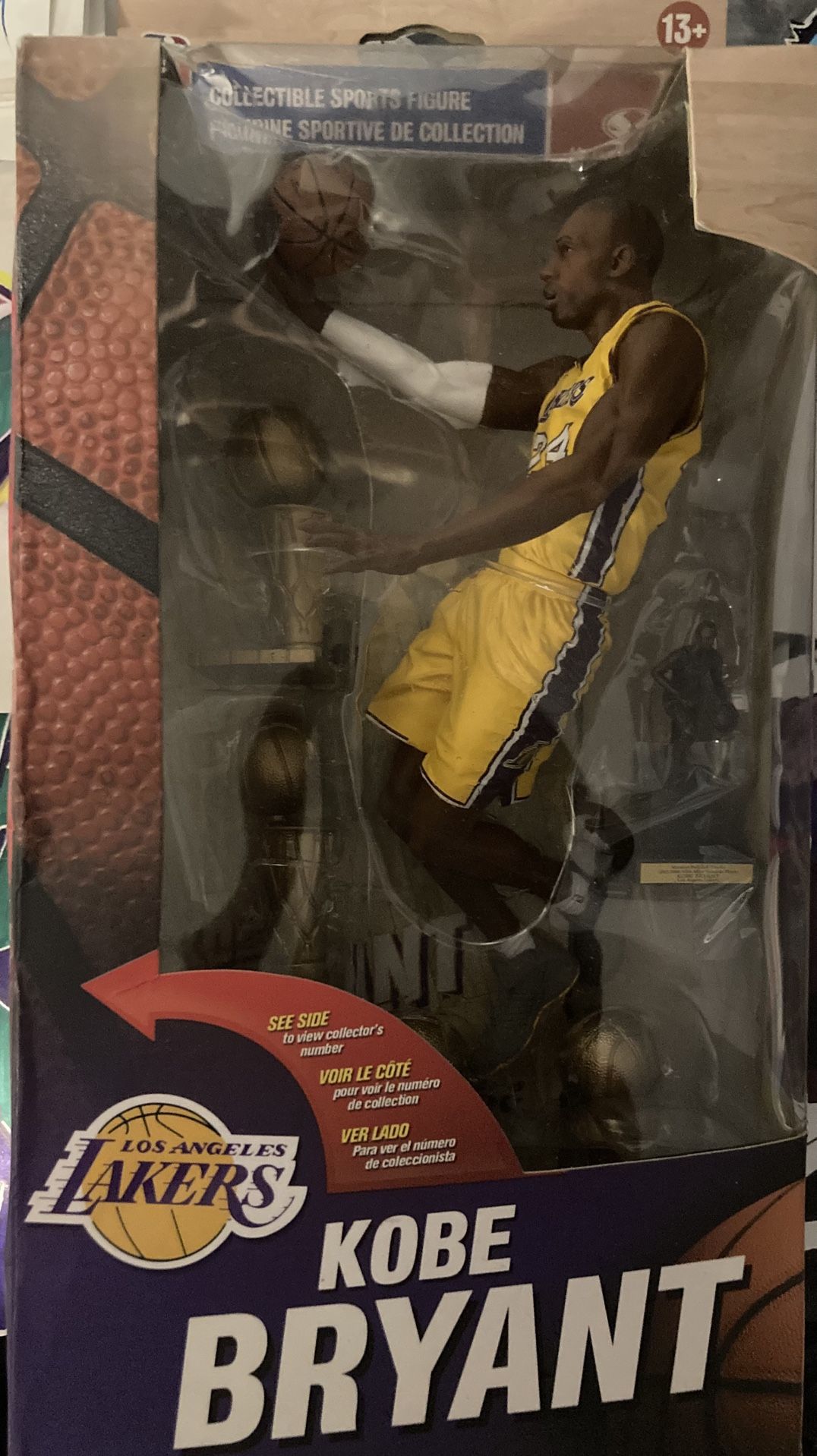 Kobe Bryant Los Angeles Lakers Championship Trophy By Mcfarlane 