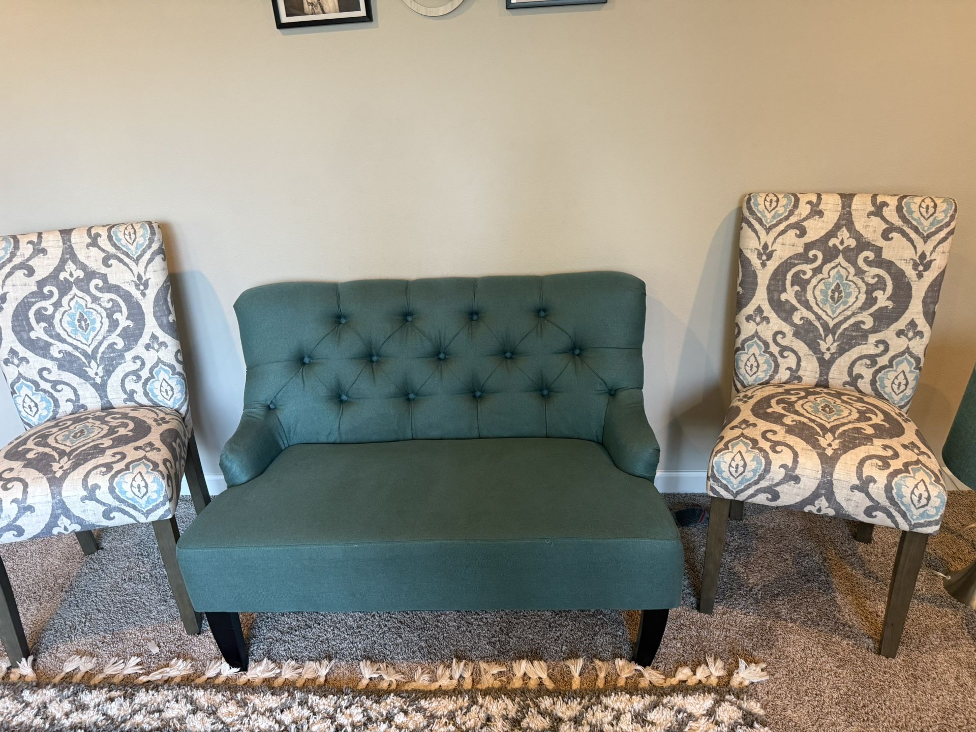 Teal Living Room Set 