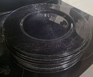 Set of 10 charger plates