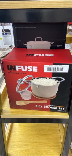 5pc Non-Stick Aluminum Rice Cooker Set
